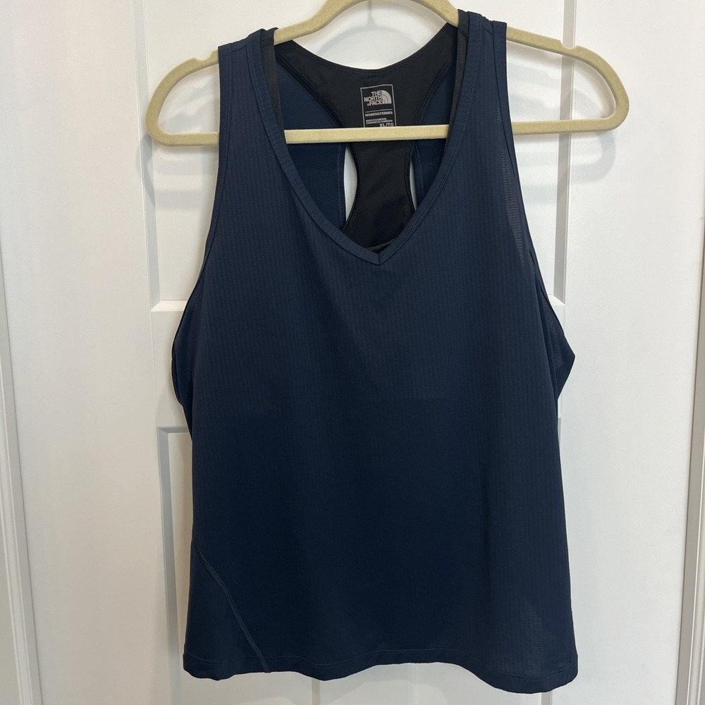 The North Face Flash Dry Racerback Tank Women Training Trailcore Size XL